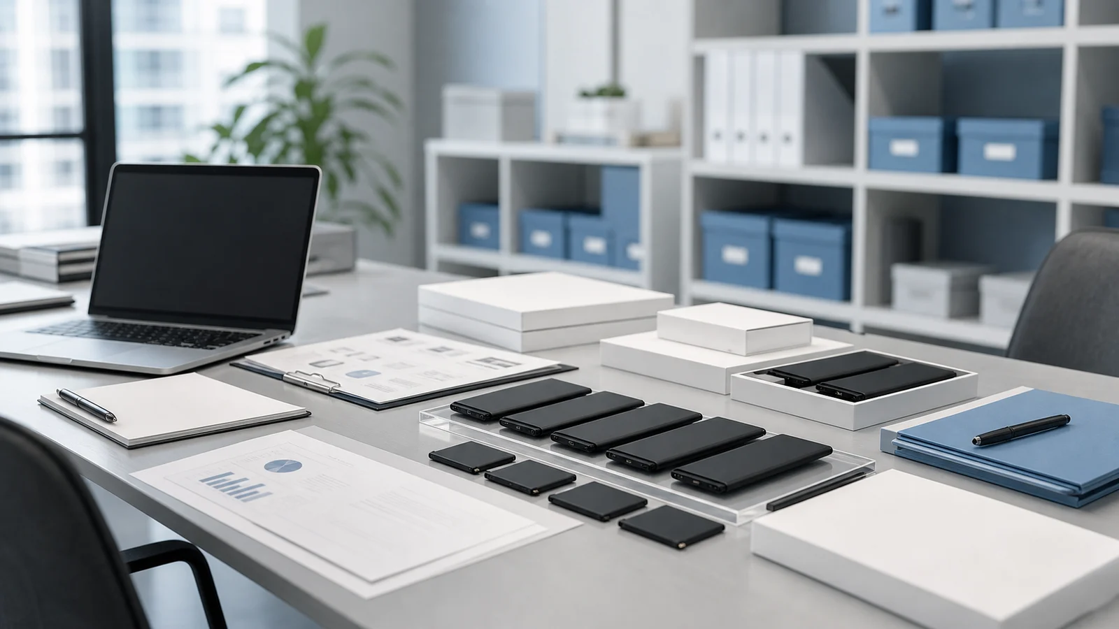 Premium B2B replacement mobile phone battery supplier office with samples and procurement documents